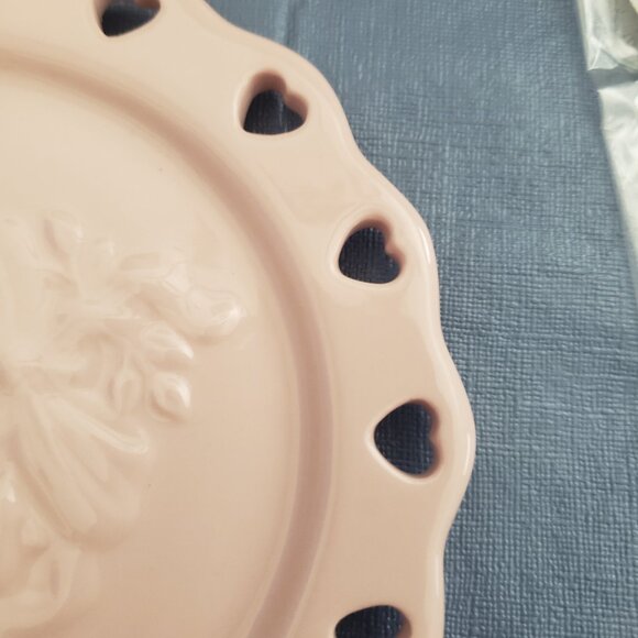 LONGABERGER SWEETEST HEART CANDLE PLATE - NIB - Picture 3 of 8